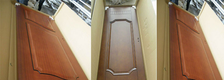 Veneer painting door with natural wood veneer,Customized sizes and design