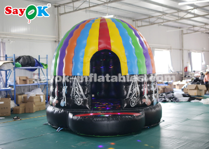 Inflatable House Tent PVC Tarpaulin Colorful Inflatable Disco Dome With Magic Led Light CE SGS ROHS