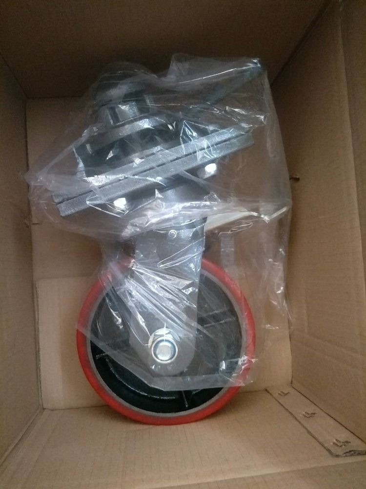 ISO Shipping Container Moving Caster Wheels Heavy Duty Swivel Rigid Customized OEM Support