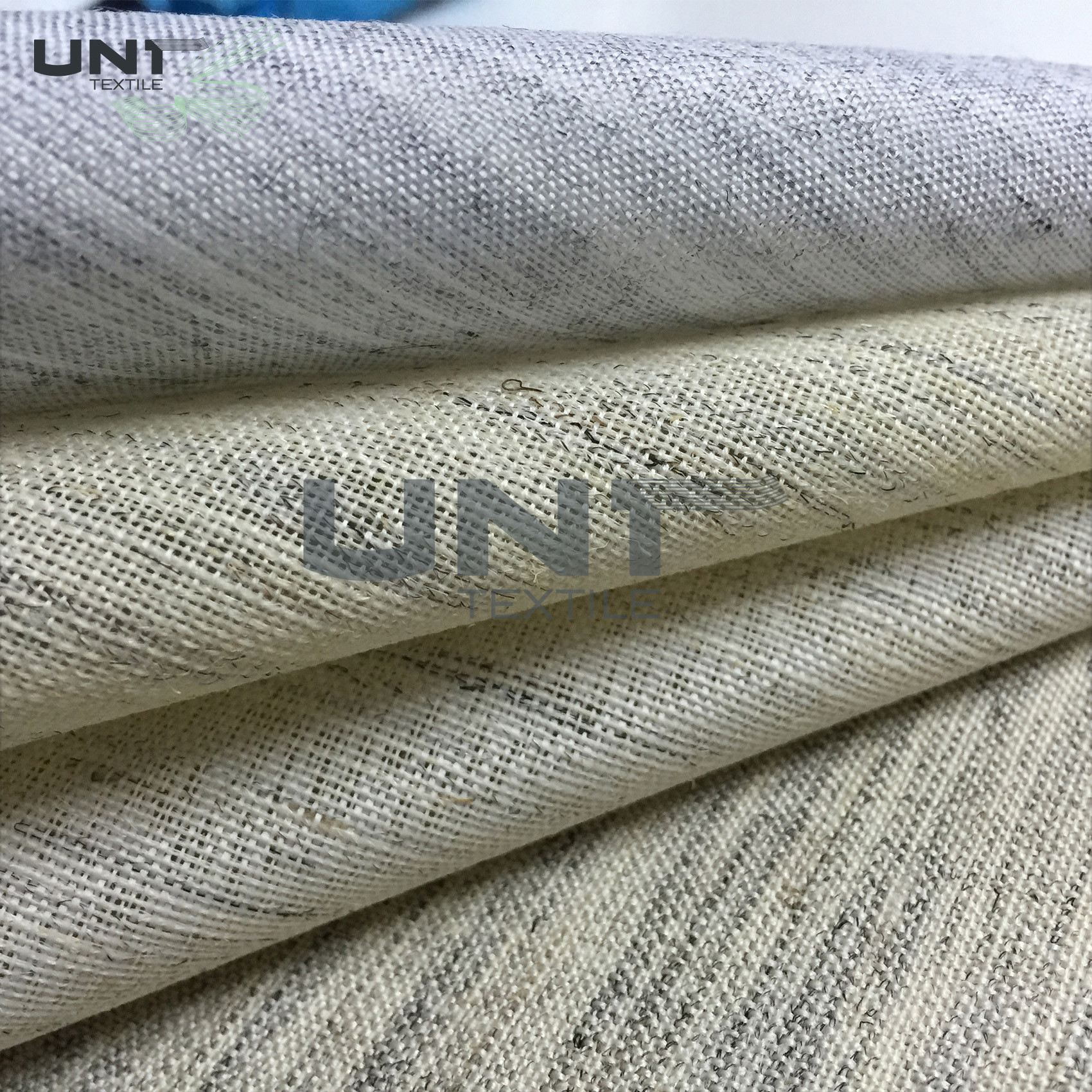 Hair Polyester Mixed Light Woven Hair Interlining Canvas Fabric for Suit