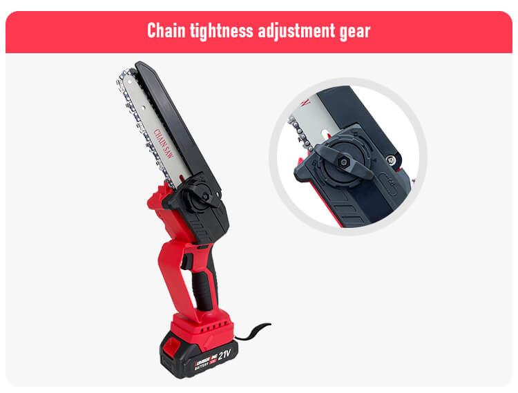 High Power 650W Portable Small Chainsaw Woodworking 21V Brushless Cordless Electric