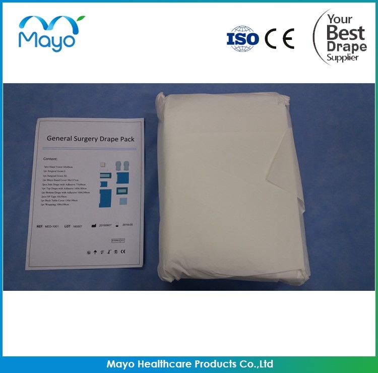 ISO13485 Surgical Drape Pack With Reinforced Absorbing Layer