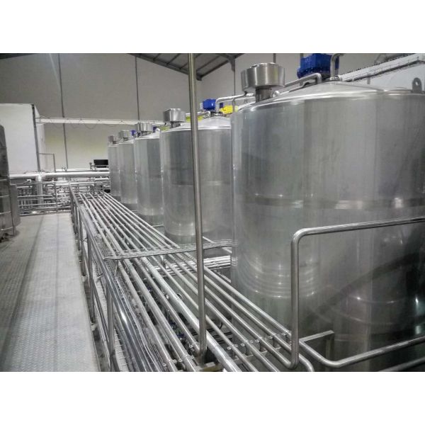 Fully automatic CIP system ensures the hygiene and safety of food processing equipment, automatic operation, and more convenient use