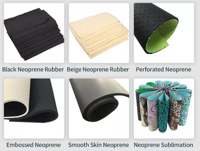 Thickened Black Insulation Neoprene Cr Rubber Sheet Mat Roll