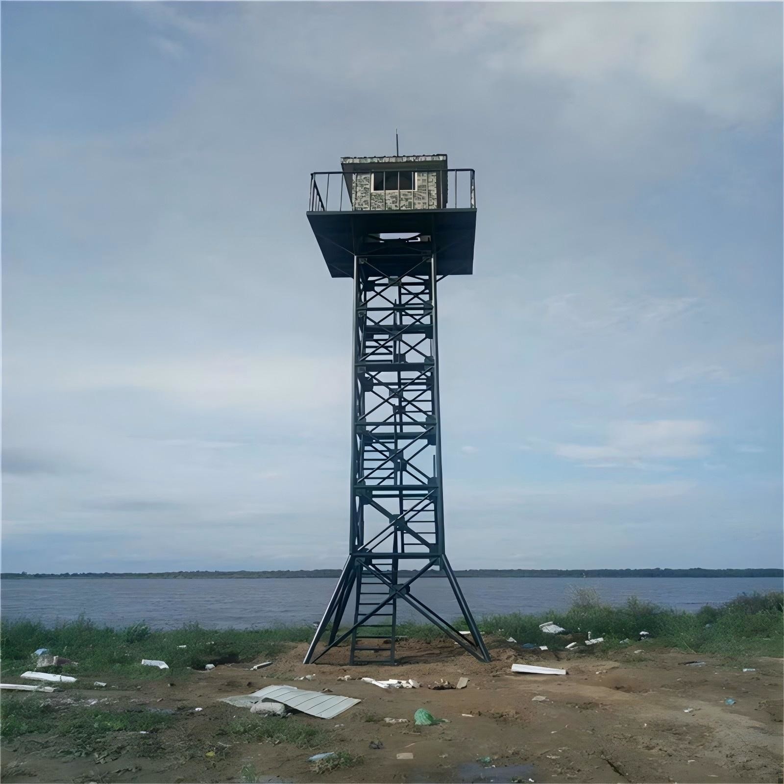  Observation Tower Lattice Angular Steel Platform Mountain Forest Outlook Fire Watchtower Manufactures