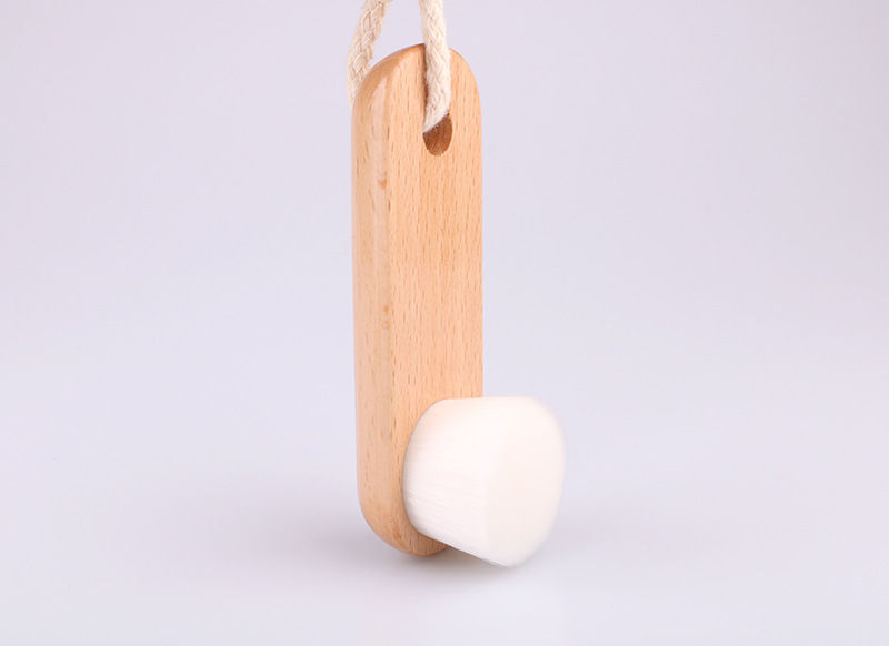 Mini Wooden Soft Face Cleansing Brush 4 X 5 X 11 Cm Long Life Span