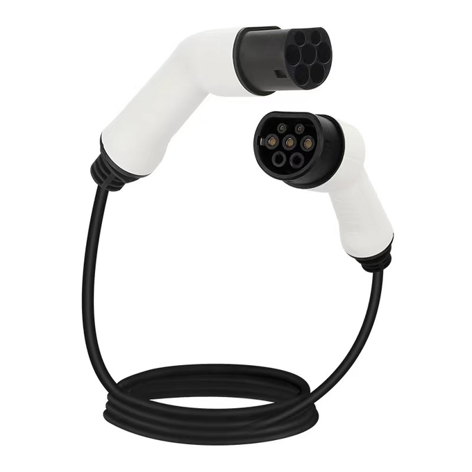 EV Charging Cable Type 2 to Type 2 32A 22kW 7KW 1 Phase 3 Phase 5Meter Electric Car Charging Connector 8