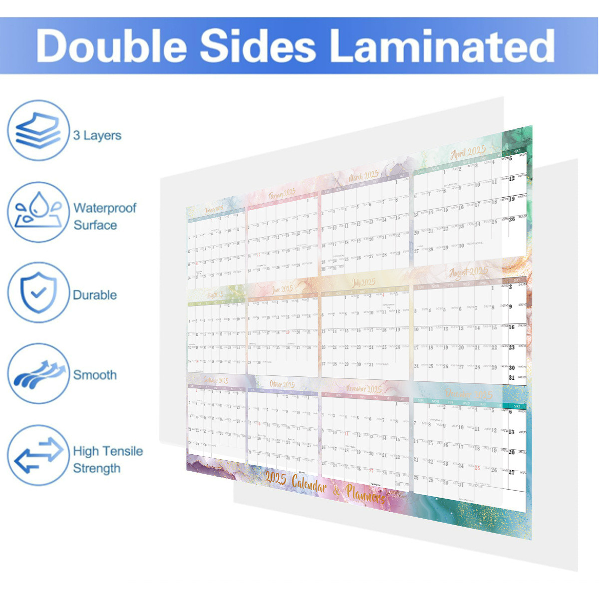 Paper Custom Wall Calendars Full Color Printing for Your Business Visibility