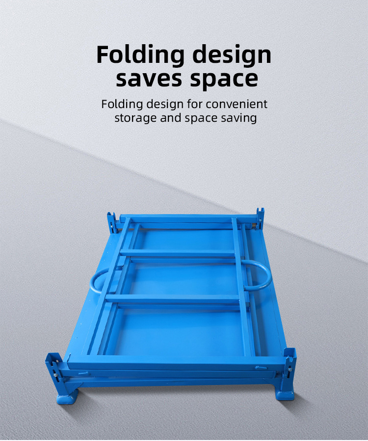 Corrosion Resistant Pallet Metal Stack Racks With Wheels Customized