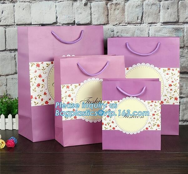 Luxury Paper Gift Carrier Shopping Bag Party Bag with Handles,printed paper carrier bag for apparel shopping bag, bageas
