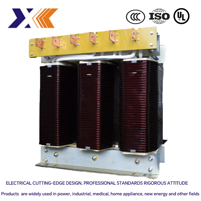 Three Phase Epoxy Resin Pouring Dry Type Power Transformer Customized Packaging Type