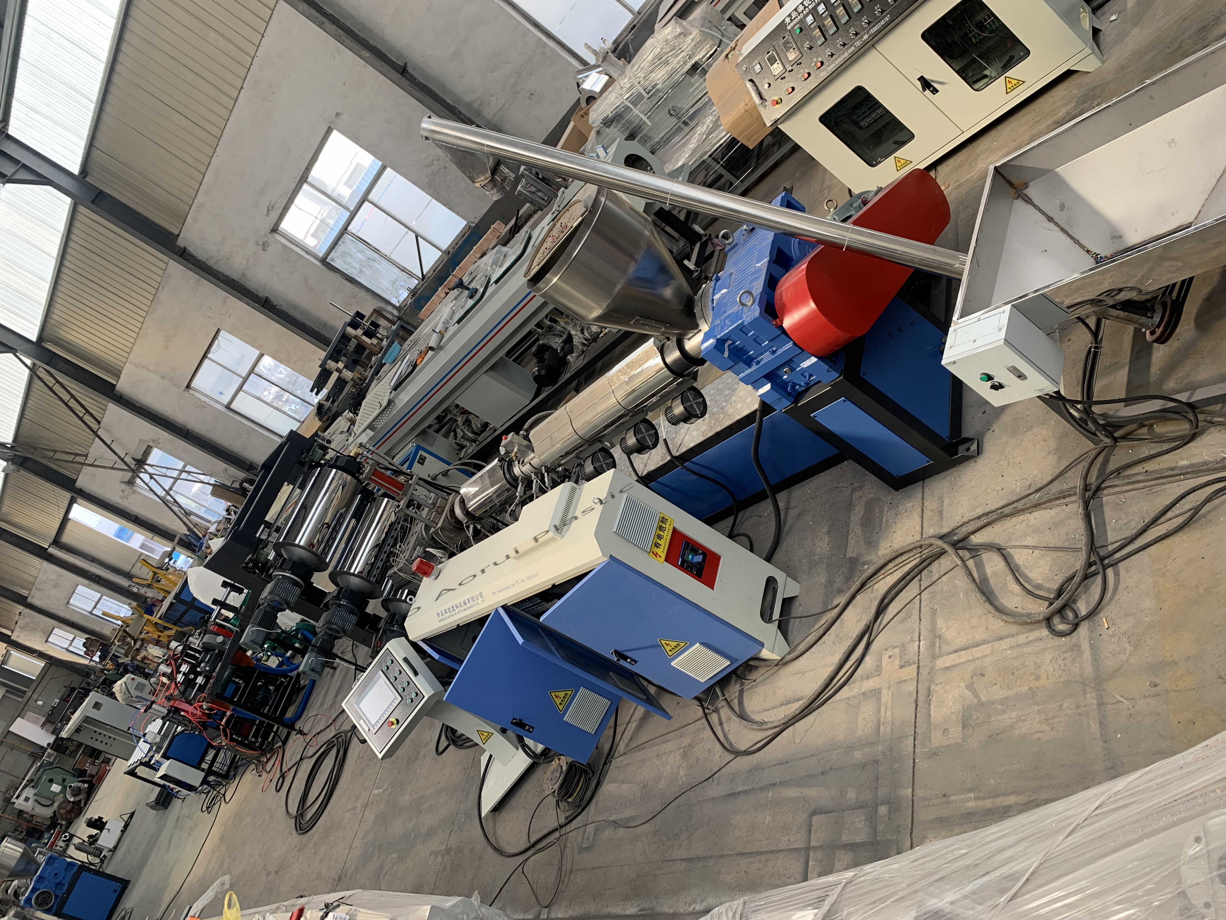 250kg/H Decorative PVC Foam Board Machine With Double Screw