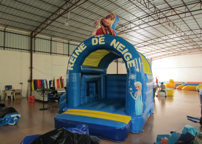 Frozen inflatable combo princess inflatable combo inflatable combo castle with frozen cartoon inflatable small jump