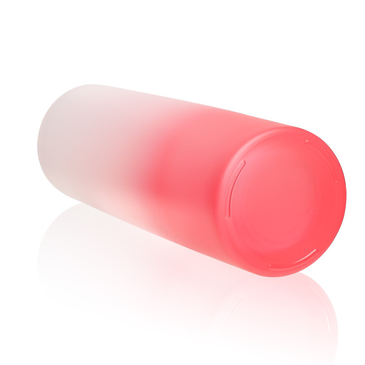 Customized Whitening Essence Lotion Glass Bottles 120ml Gradient Red