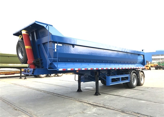 Sinotruk U Shape 3 Axle 35 CBM Hydraulic Tipping Trailer