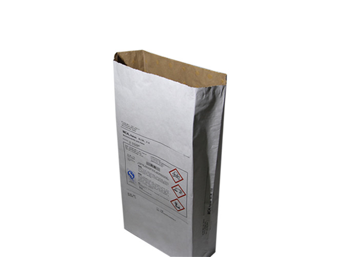 Wheat Flour Coconut Packaging Pinch Bottom Paper Bags Recycled With Logo Print
