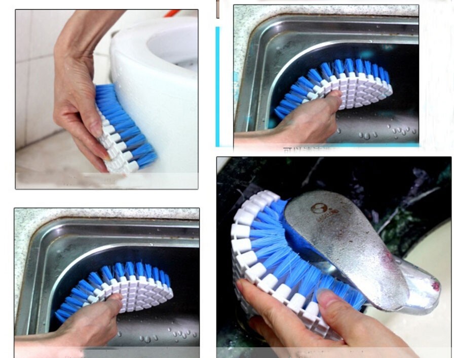 House Bathroom Kitchen Toilet Flexible Cleaning Brush