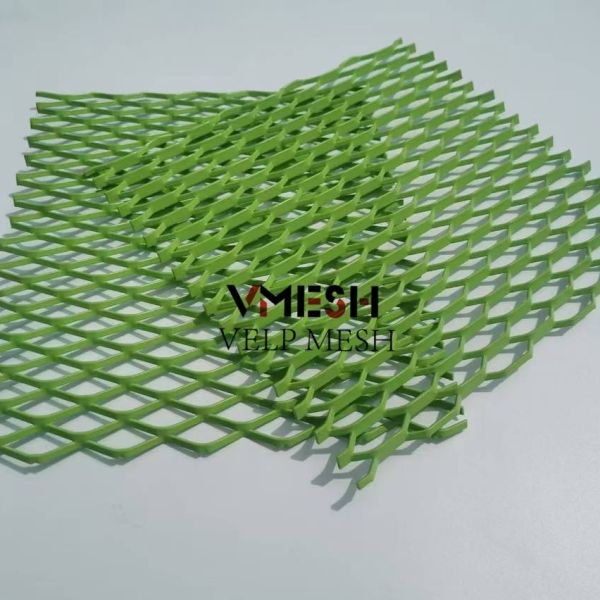 Quality Hexagon Hole Aluminum Expanded Metal Mesh for Facade Cladding for sale