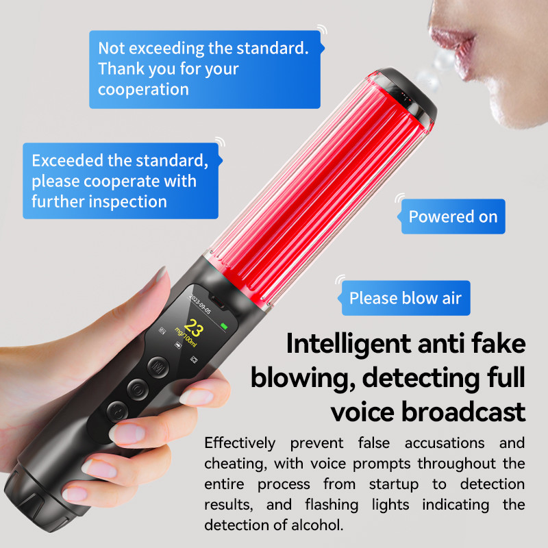 High Sensitivity Commercial Breathalyzer with LCD Display