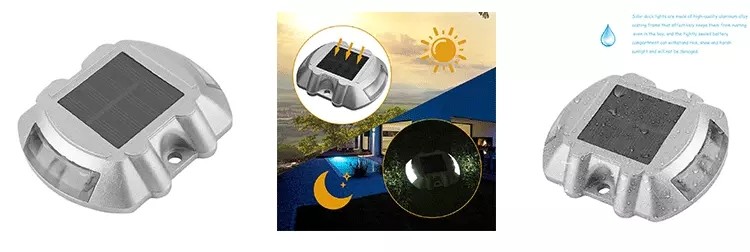 Outdoor Solar Powered LED Ground Lights , In Ground LED Driveway Lights