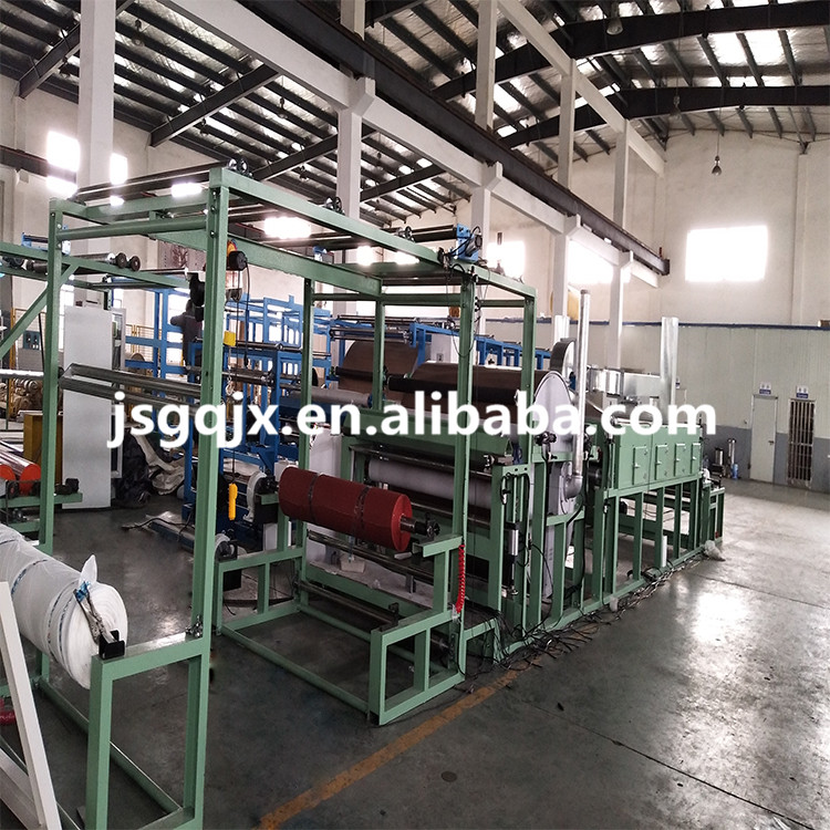 Video Technical Support Fleece Fabric to Abrasive Sand Paper Laminating Machine
