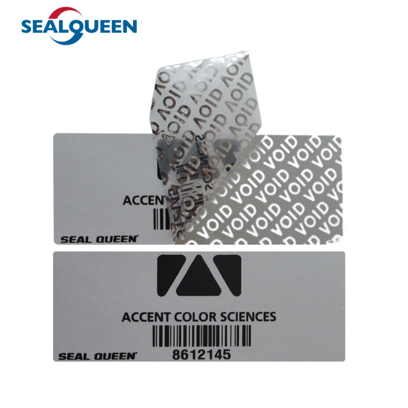 Warranty Security Seal Label , Custom Logo Printed Tamper Proof Security Labels