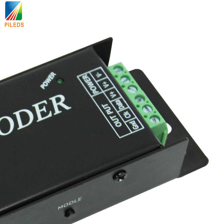 DC5v 24v Dmx To Spi Pixel Decoder 3 Pin For Rgb LED Strip control