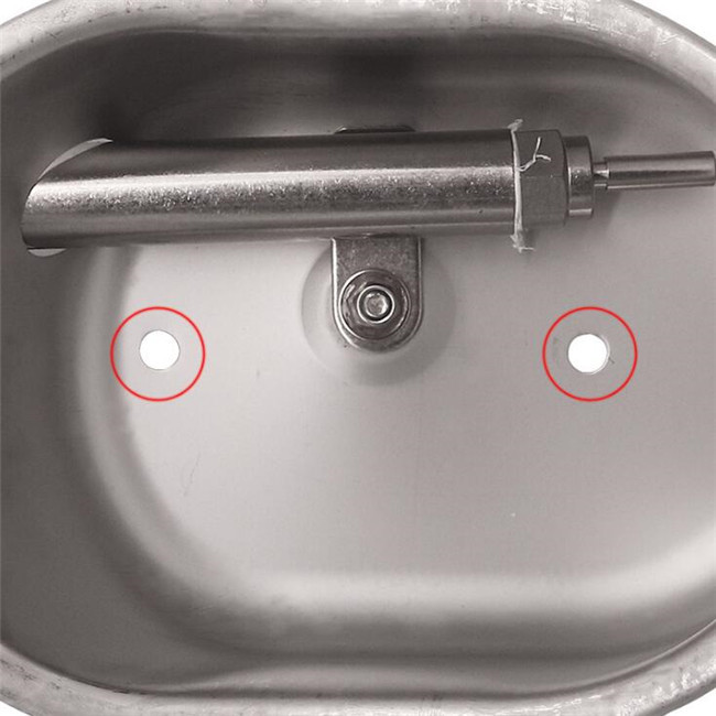 Oval Shape Stainless Steel Hog Waterer Hog Waterer Tank Pig Water Drinkers