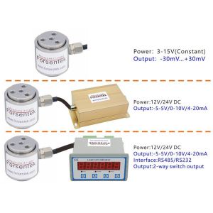 Flanged Thrust Sensor 100N Actuator Thrust Measurement 200N Thrust Load Cell