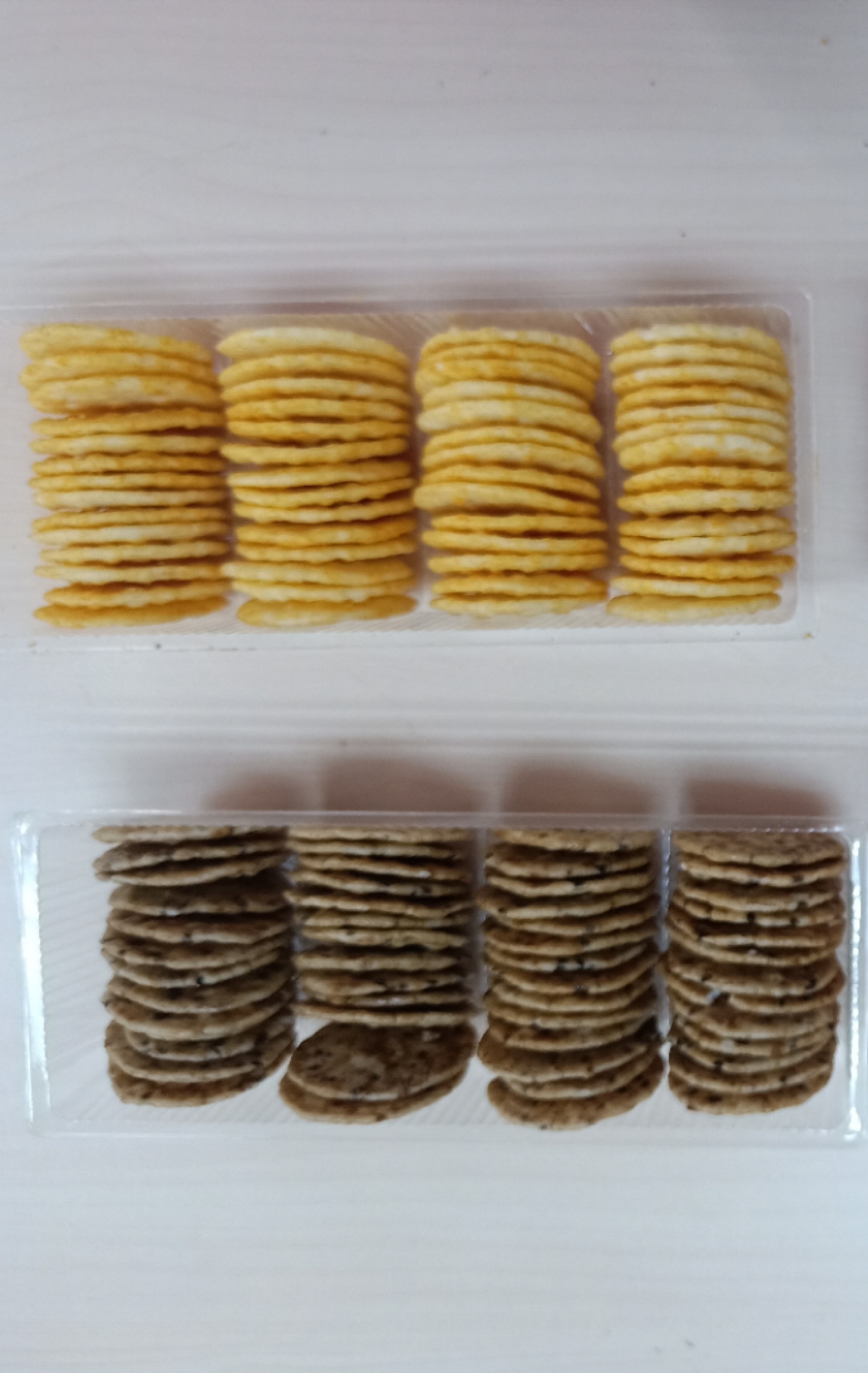 BRC Non GMO BBQ Roasted Round Rice Crackers Snacks Savory And Crispy Tastes