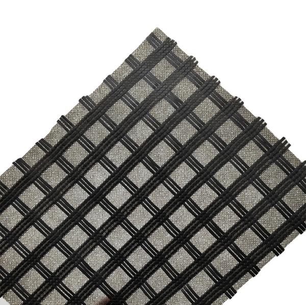 50/50kn Fiberglass Geogrid Composite Nonwoven Geotextile for Reinforcement