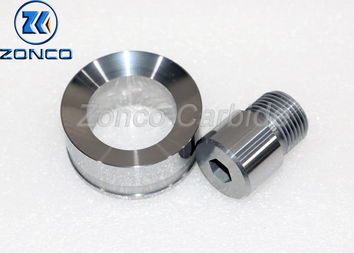 100% Tungsten Carbide Drill Bit Nozzle Cemented Carbide Wear Parts High Precision