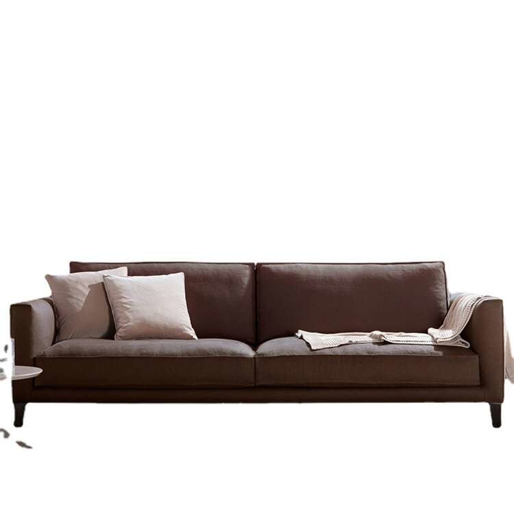Apartment Royal Furniture Leather Sofa High Density Sponge Custom Sectional Sofa