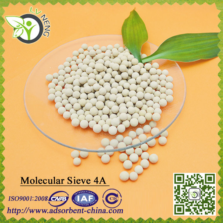 High Purity 4A Zeolite Molecular Sieve Size 3.0-5.0mm Strong Anti Pressure