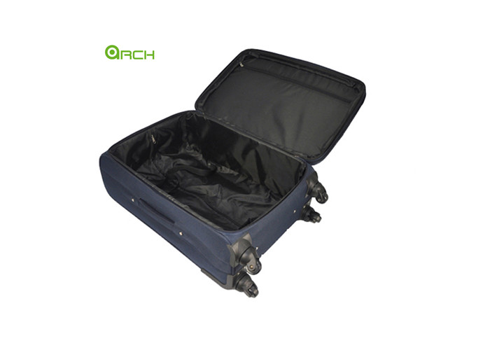 Spinner Wheels 600D Polyester Trolley Luggage With Front Pocket
