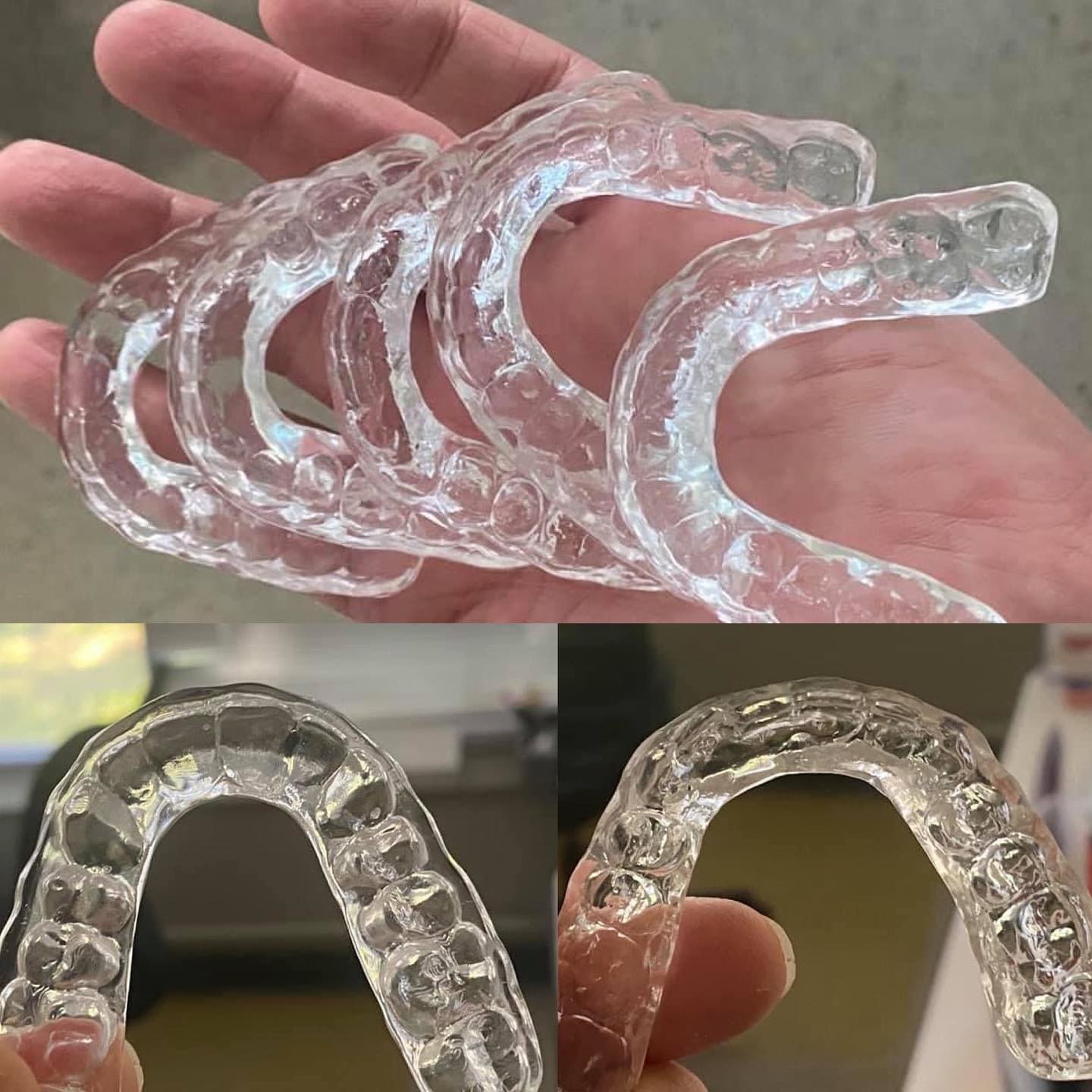 Semi Hard Soft Occlusal Mouth Guard Dental Comfortable FDA Certified