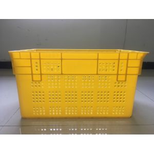 600*400mm Fruit And Vegetable Plastic Crates Stackable Turnover Distribution