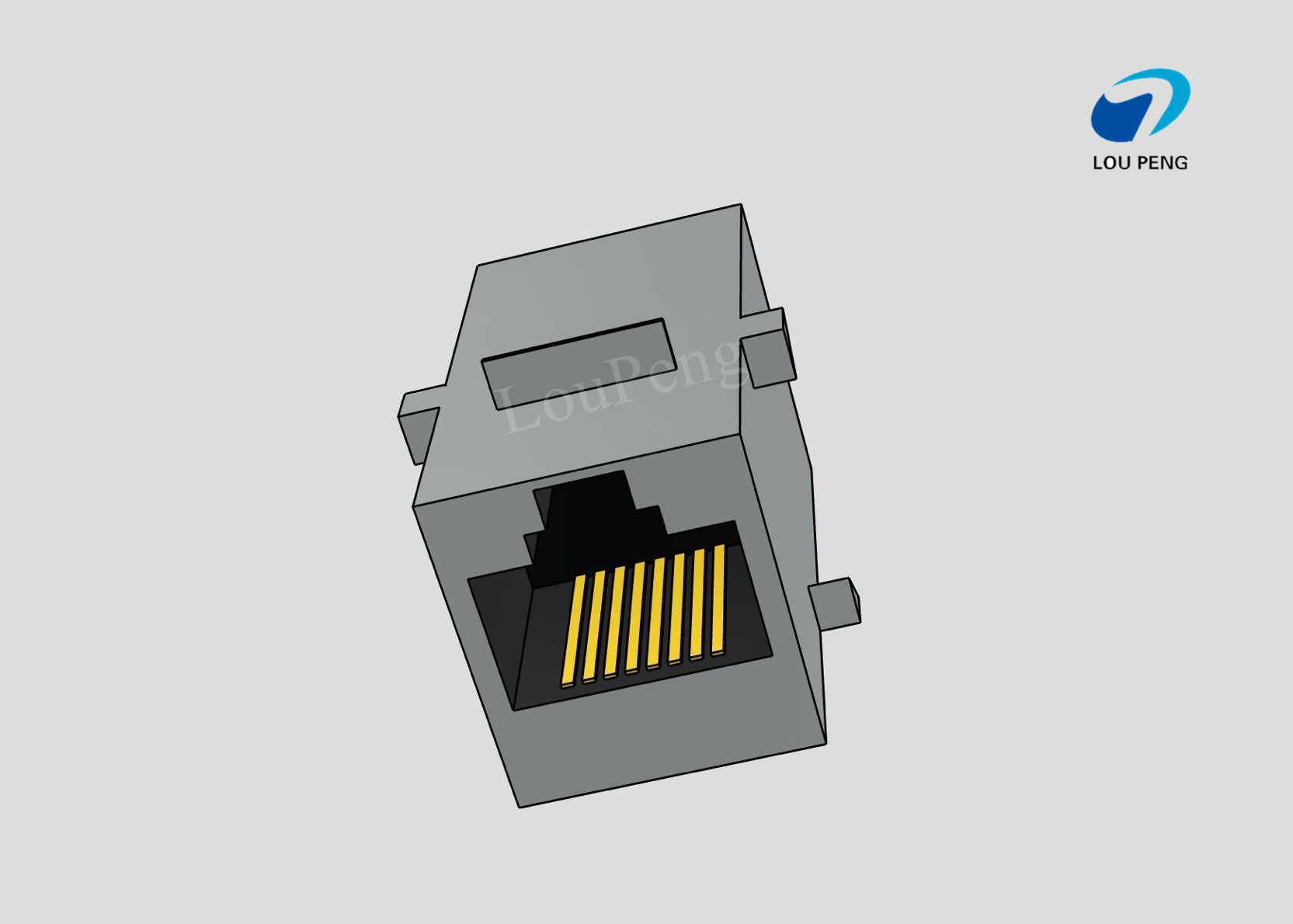 RJ45 jack 10/100 Mbit CE PoE