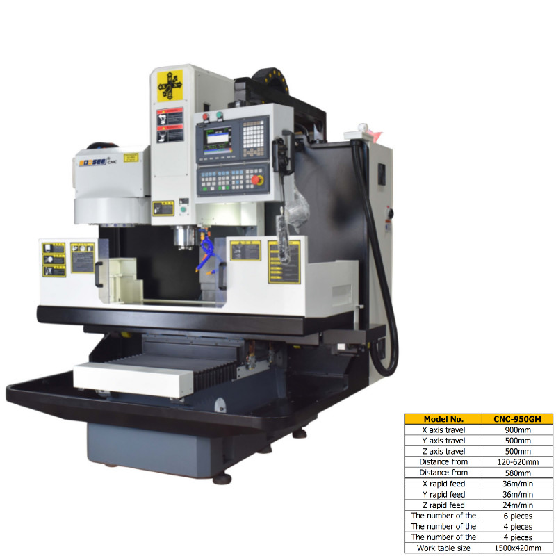  Vertical Precision CNC Machining Center 0.01mm Positioning Accuracy Manufactures