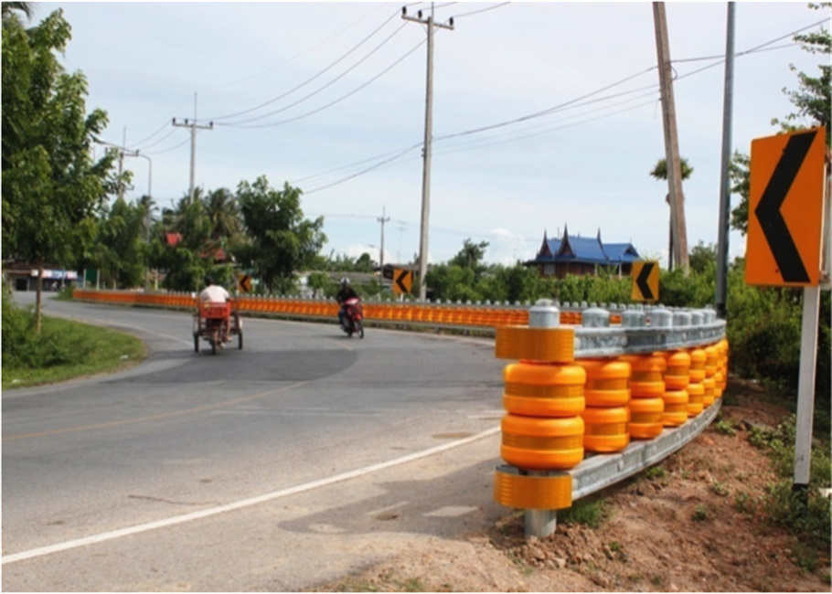 3m Environmentally Friendly Safety Roller Barrier with Foam Wheel Material