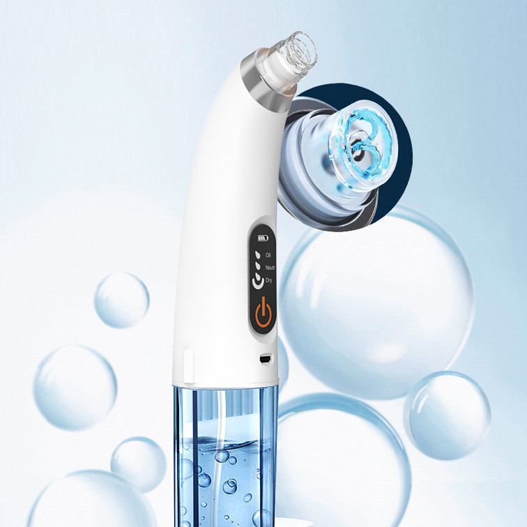Plastic ABS Face Beauty Instrument Blackhead Vacuum Acne Cleaner 155G