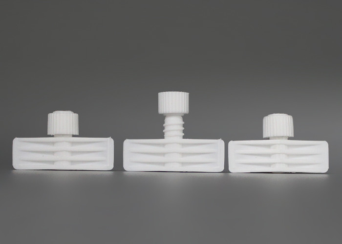 White Polyethylene Plastic Twist Spout Pouch Cap For Comestic Flexible Package