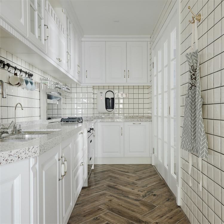 MDF Plywood Door Kitchen Storage Cabinets And Countertops