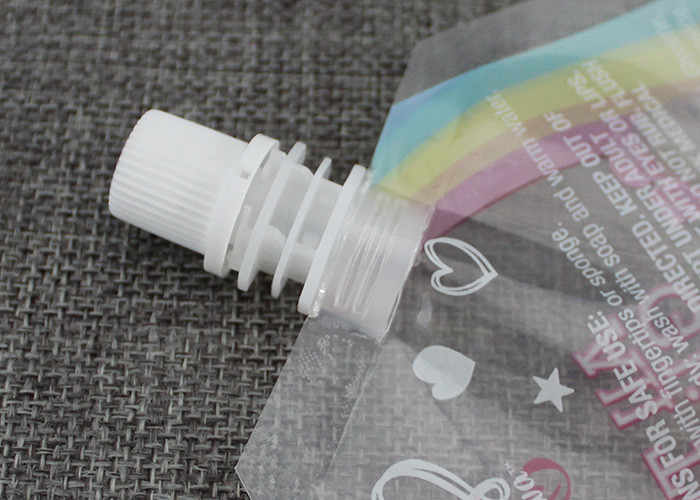External Dia 10.5mm Plastic Spout Caps For Baby Fruit Clay Food Standup Pouch Bags