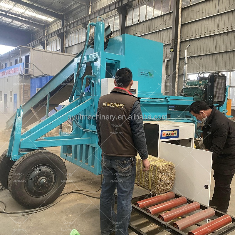 7.5kw Automatic Electric Driven Haylage Baler 220V/380V