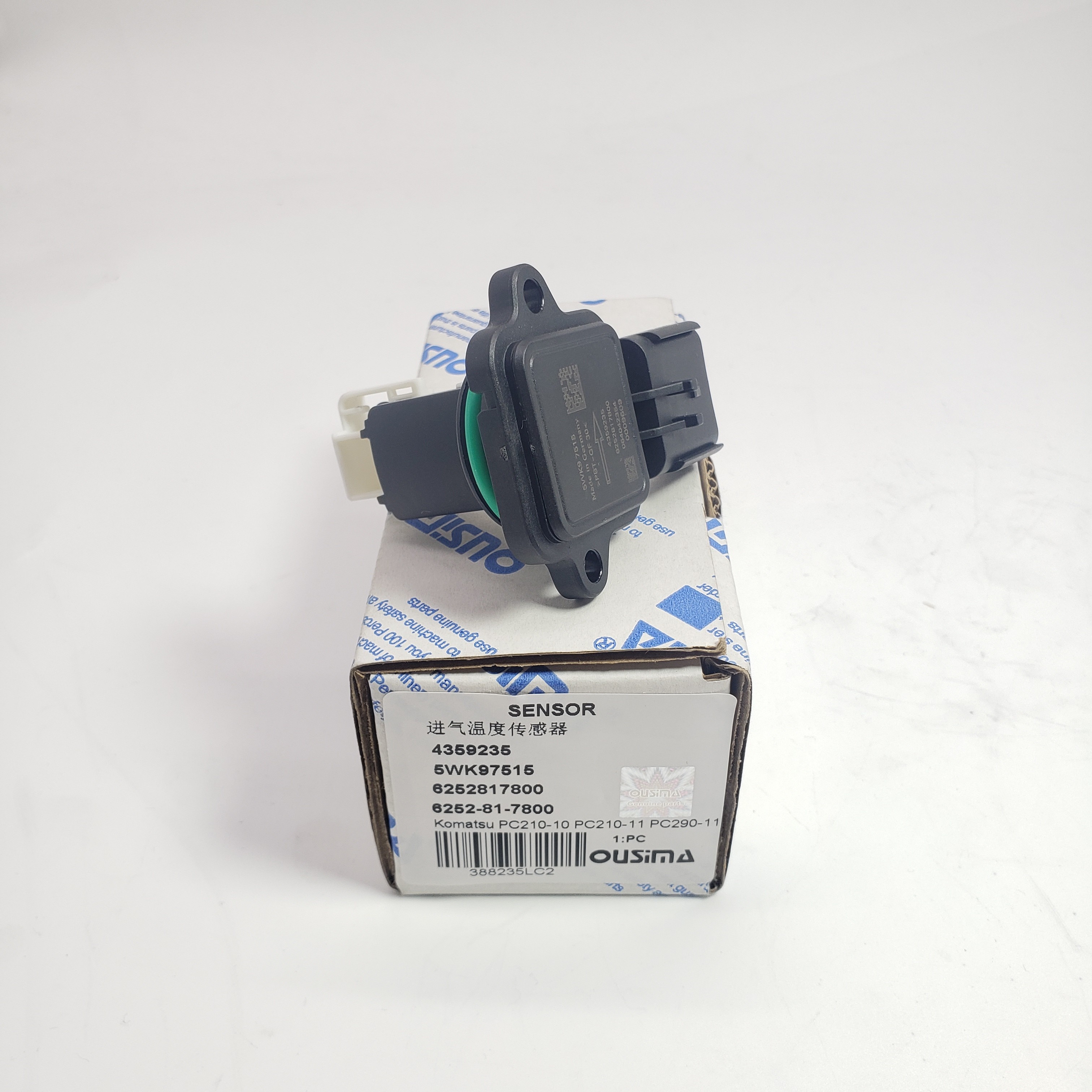 Intake Air Temperature Sensor 4359235/5WK97515/6252817800/6252-81-7800 For Komatsu PC210-10 PC210-11 PC290-11