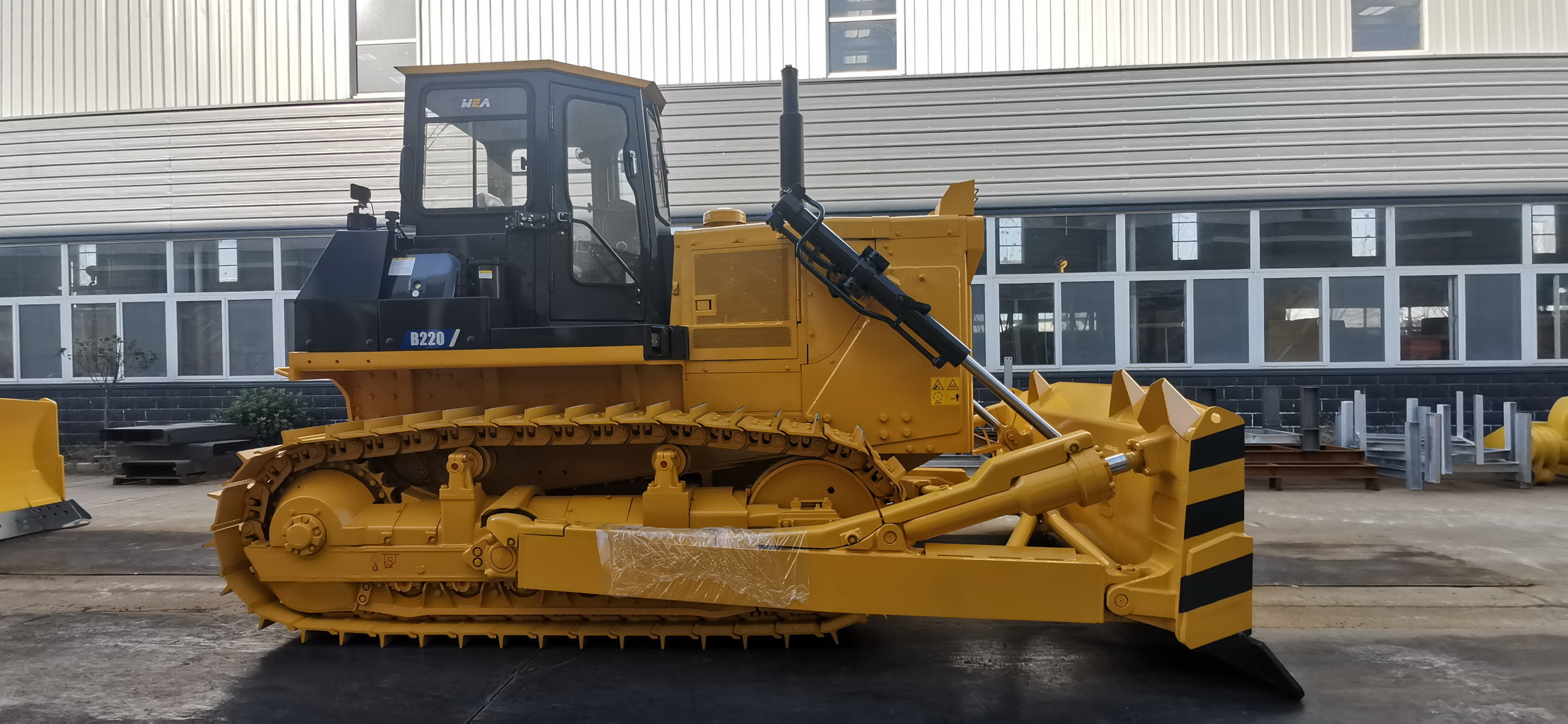 6 Track Rollers Crawler Loader Tractor With Three Teeth Or Single Teeth Optional