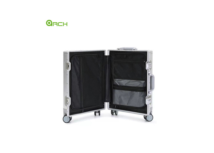 24" Aluminium Suitcase Hard Sided Luggage with Double Spinner Wheels
