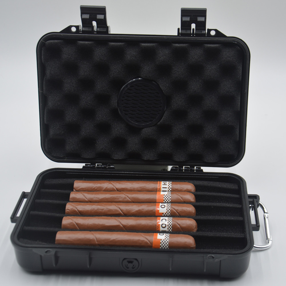 Waterproof IP67 Humidor Cigar Box For 5pcs Cigar