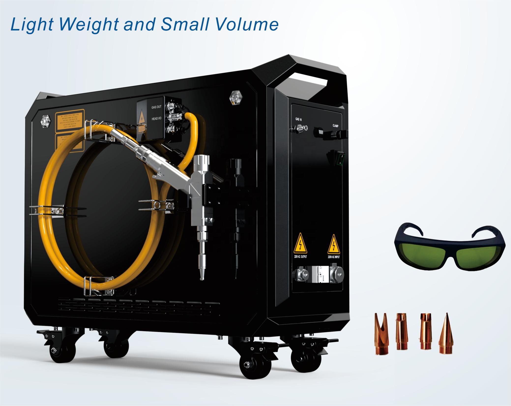 Food Beverage 1500W 3000W Fiber Laser Welding Machine for Metal Carbon Stainless Steel Sheets Aluminum 4 in 1 Handheld